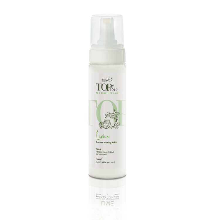 ITALWAX TOP LINE PRE-WAX FOAMING LOTION LIME