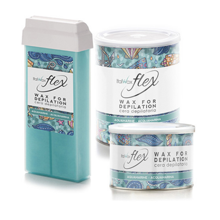 ITALWAX FLEX LIPOSOLUBLE COLD WAX - AQUAMARINE